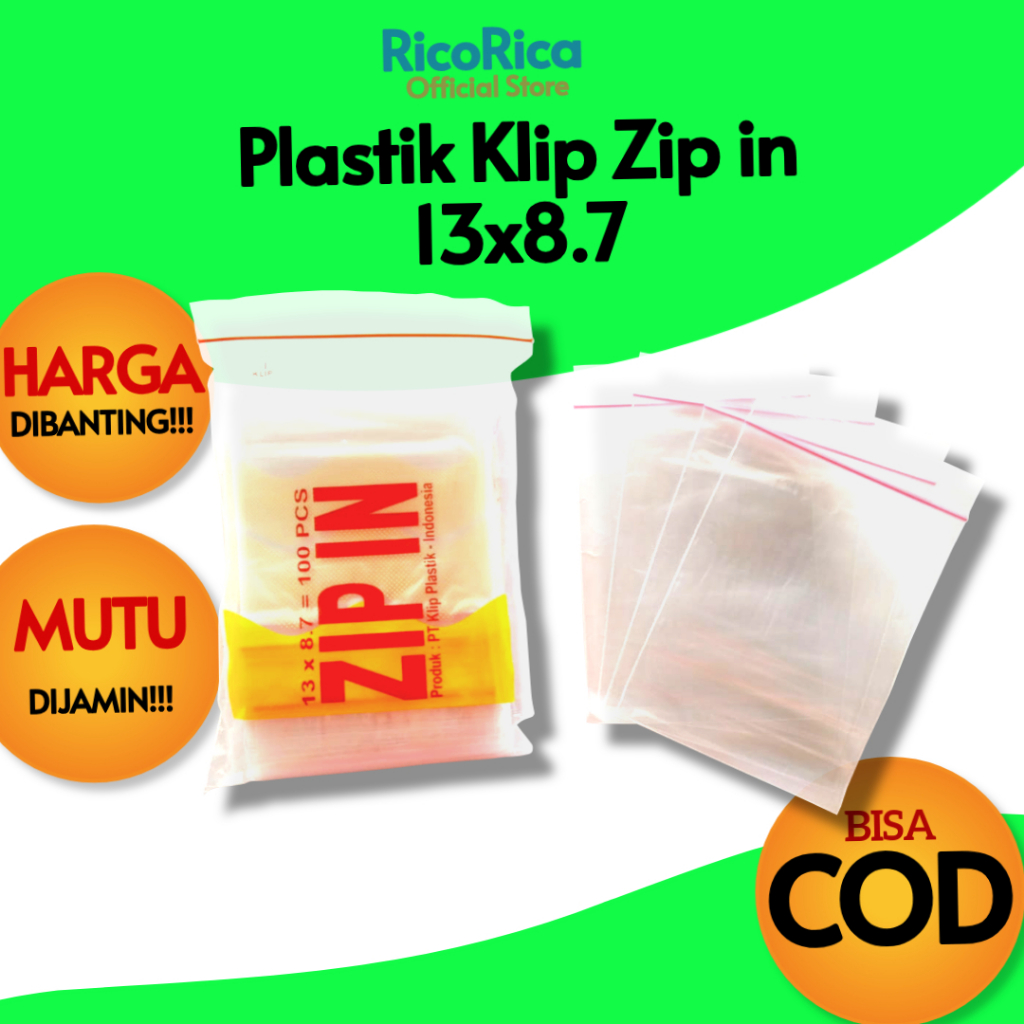 Ziplock Klip Bungkus Plastik Plastic Pelastik Klip Clip Seal Perekat Pouch Zip Ziplock Ziplok Lock K