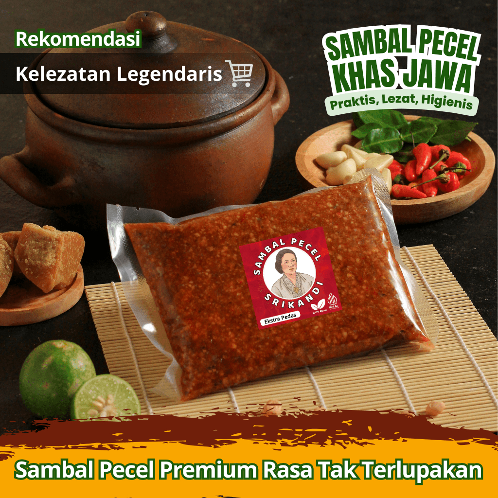 

Sambel Pecel Khas Jawa Dengan Citarasa Gurih Dan Enak Menemani Makananmu