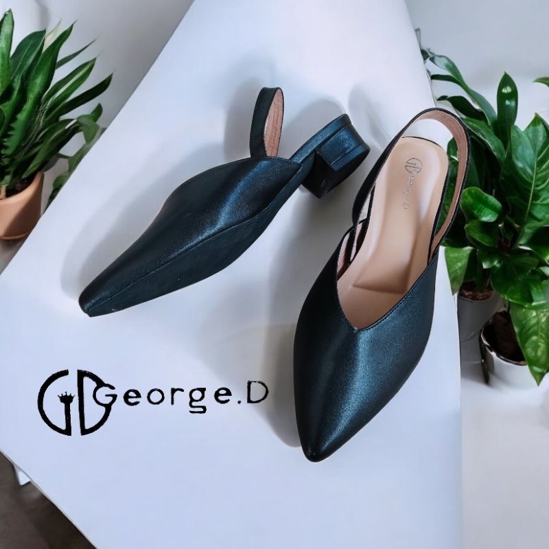 sandal sepatu wanita mules jumbo 44-37 azm01