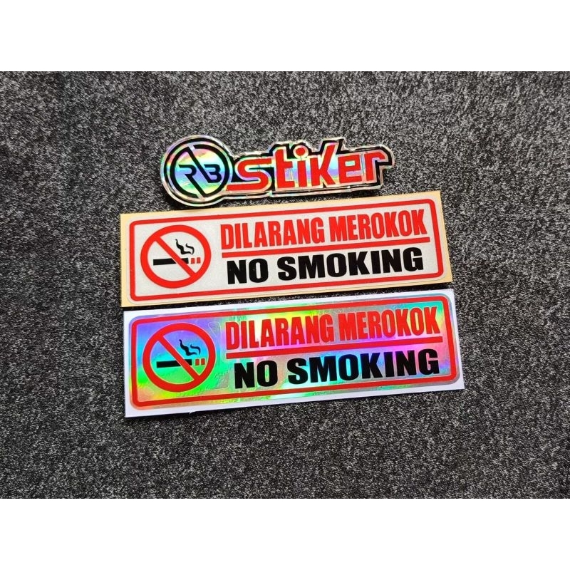 

Stiker cutting Di Larang Merokok sticker No smoking area