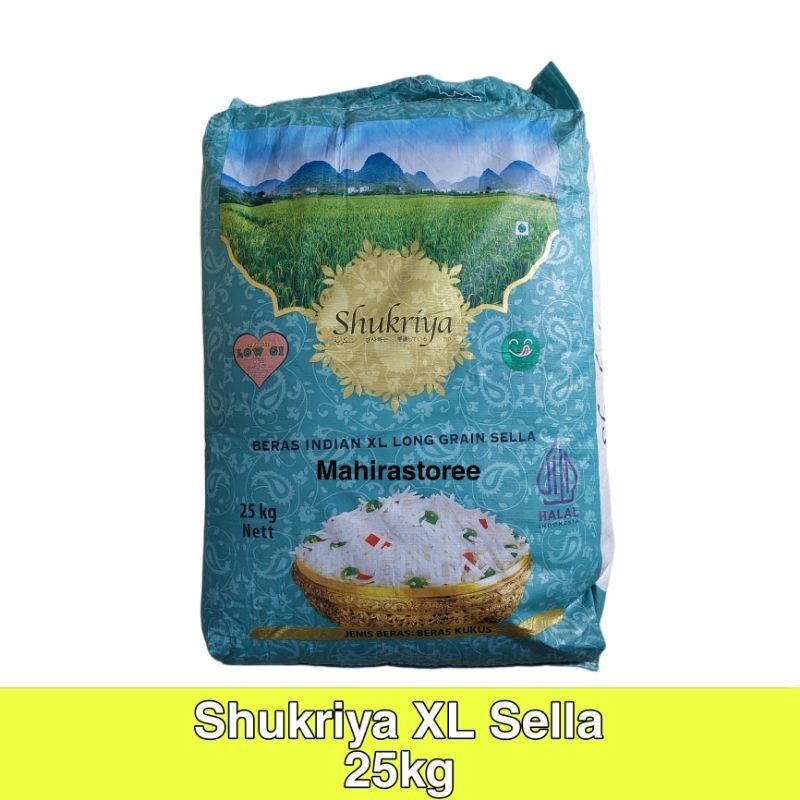 

Beras Basmati Shukriya 25kg Beras India 25 kg Premium Gold Sella 1121 XXL