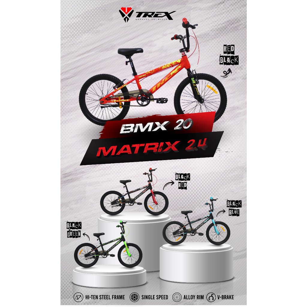 BATAM ONLY Sepeda BMX 20 TREX MATRIX 2.40 BMX