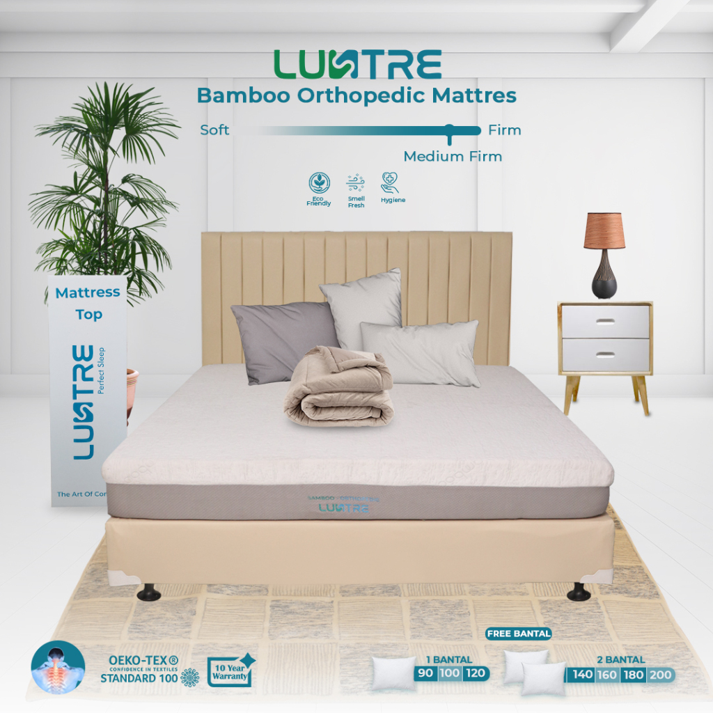 LUSTRE Kasur Kesehatan Tulang Bamboo Semi Ortopedic Mattress