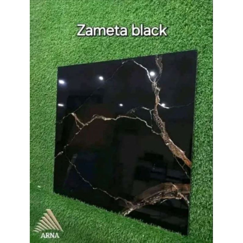 GRANIT LANTAI 60X60 ARNA ZAMETA BLACK