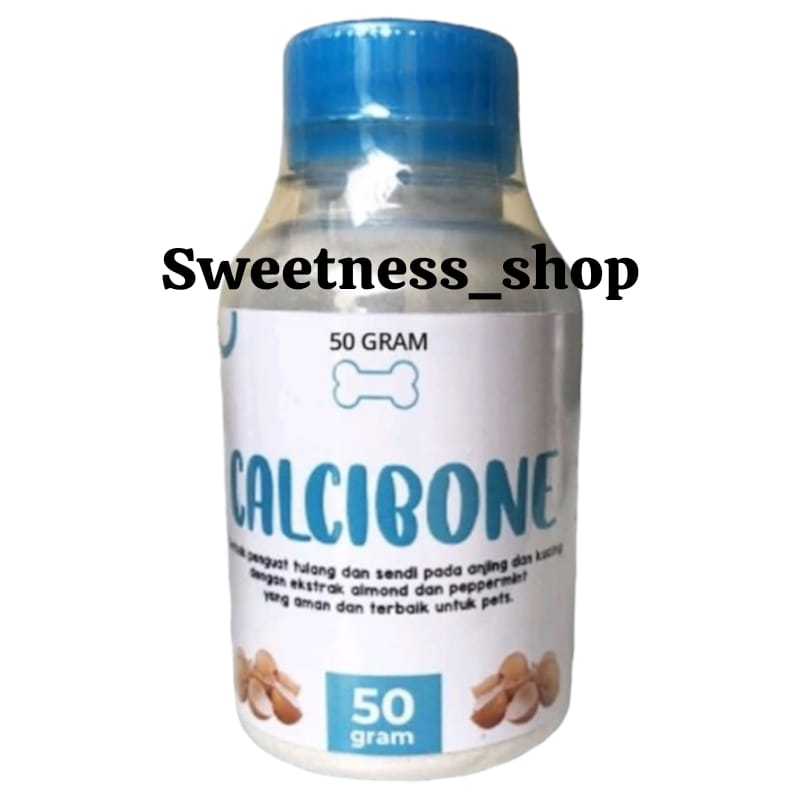 CALCIBONE 50gr Penguat Tulang dan Sendi Anjing Kucing Keseleo Patah