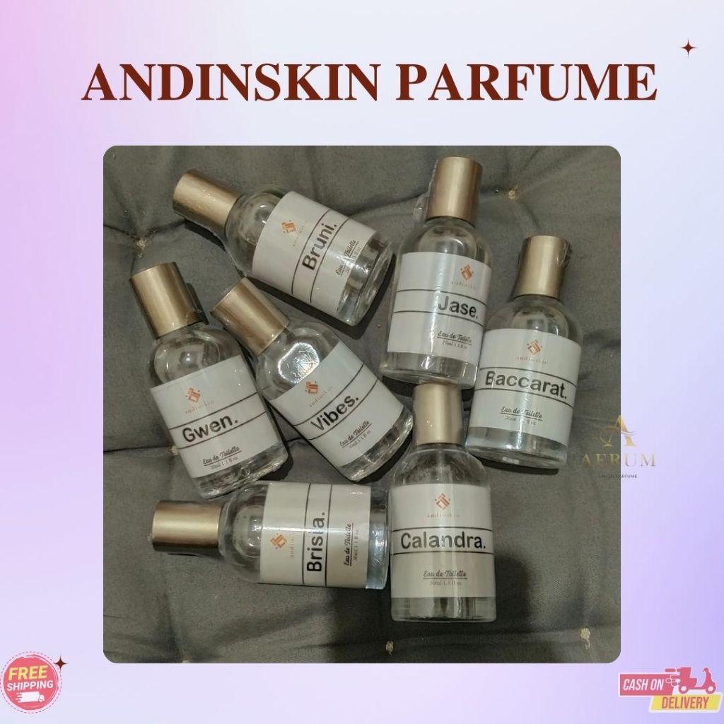 Parfum Andinskin Parfum Premium Pria Wanita Aroma Baccarat 30ml
