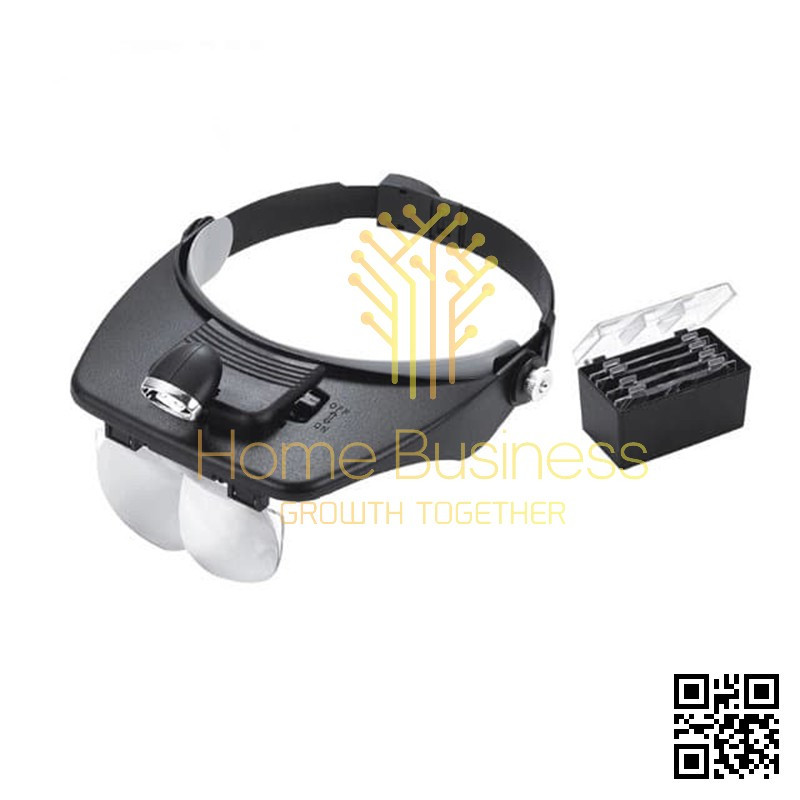 COVID MG8A Magnifier Lup Luv Kacapembesar Kaca Pembesar Topi LED