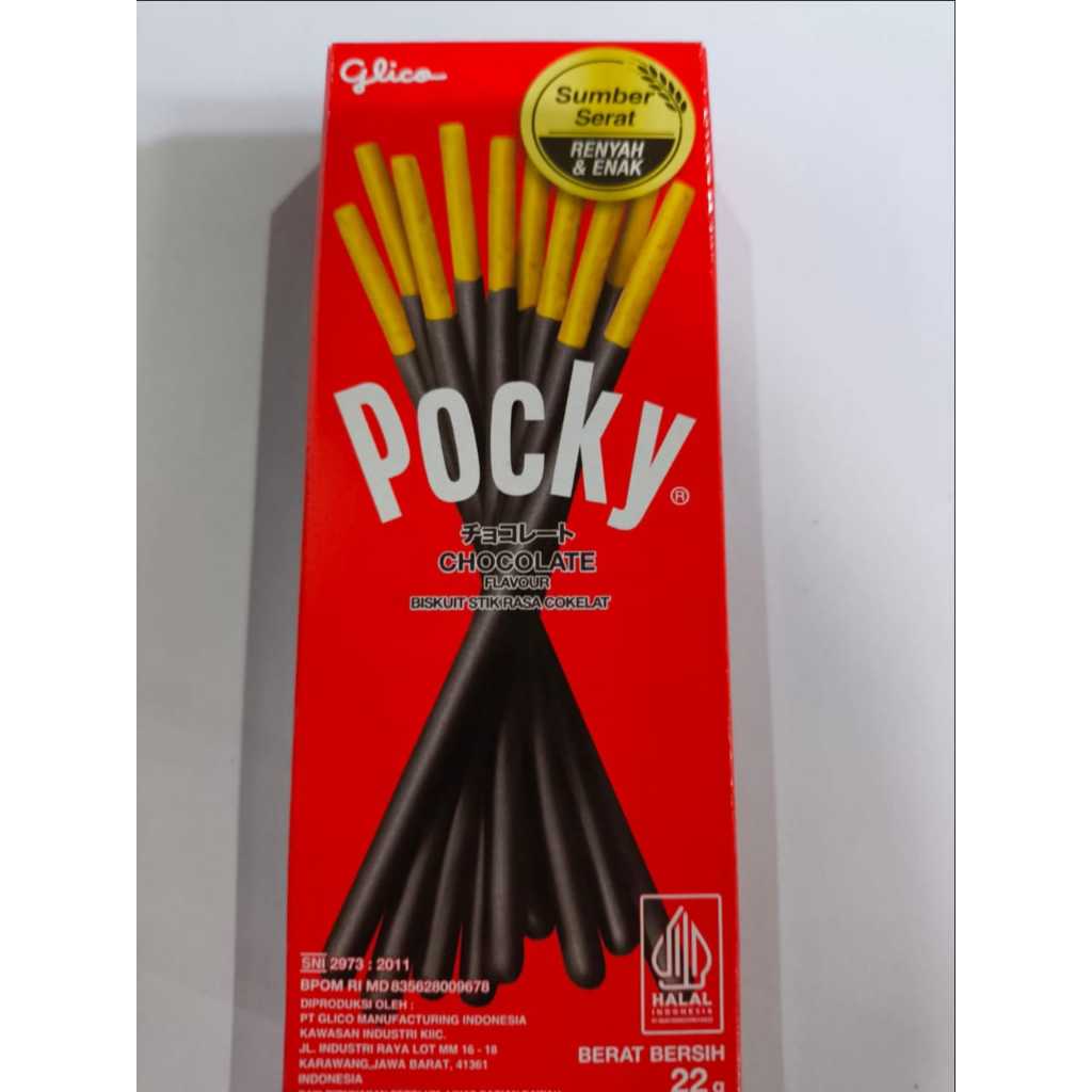 

POCKY - BISKUIT STIK RASA COKLAT 1pcs