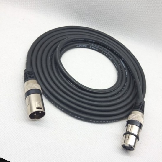 KABEL XLR MALE TO XLR FAMALE / KABEL XLR FAMALE TO XLR MALE 5 meter