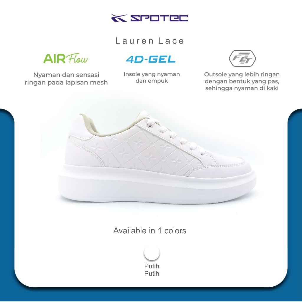Sneaker / Wanita / Lauren Lace / Spotec / Original