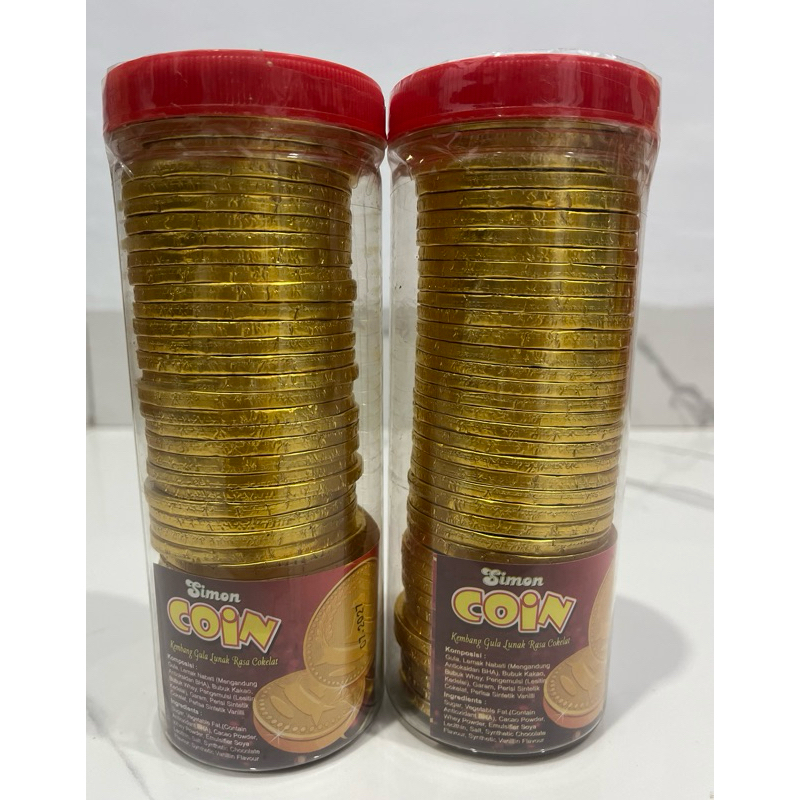 

COKLAT KOIN / COIN SIMON 1 TOPLES ISI 40 KEPING