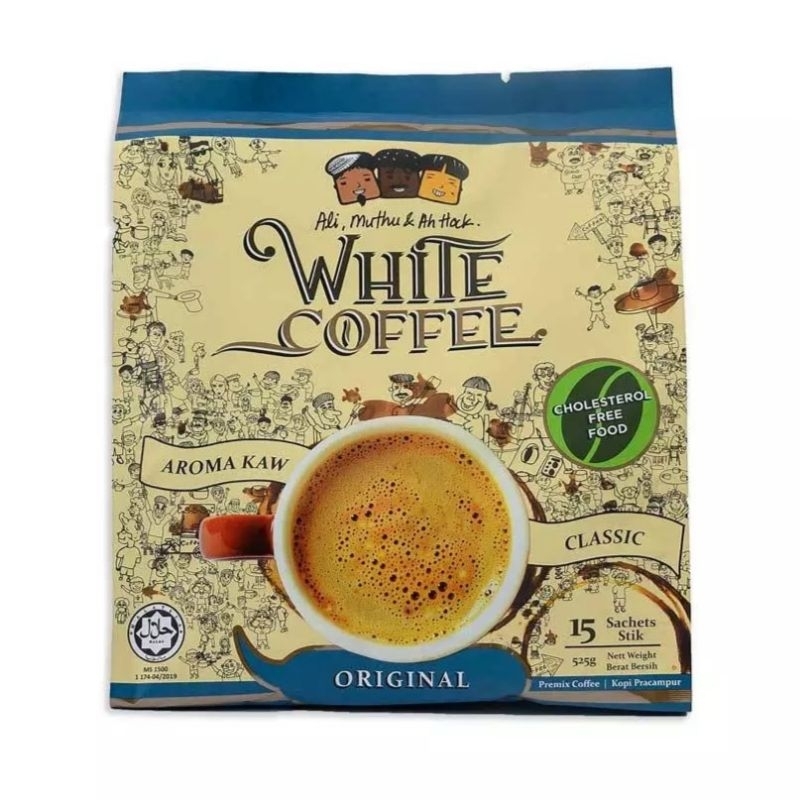 

ALI MUTHU & AH HOCK White Coffee Original - 1 Sachet (35 gr)
