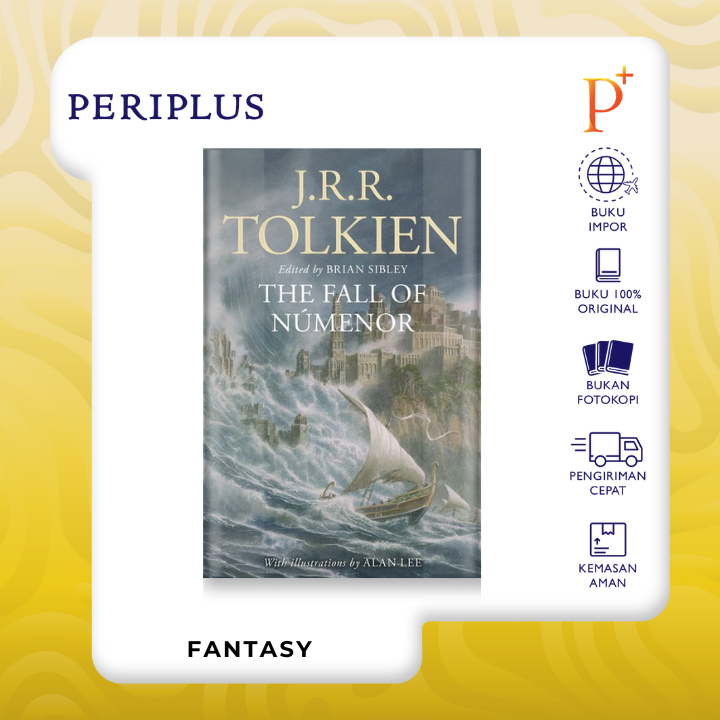 Fall of Numenor by J R R Tolkien - paperback - UK - 9780008655679