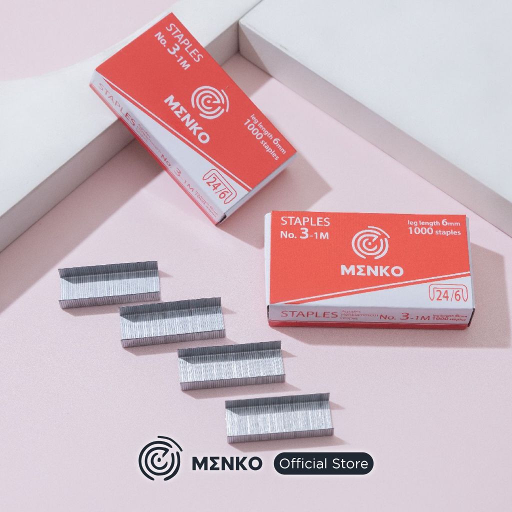 

Menko Refill Staples No.10 No.3 / Isi Staples No.10 No.3 / Isi Staples Besar Kecil / Isi Ulang Staples Besar Kecil