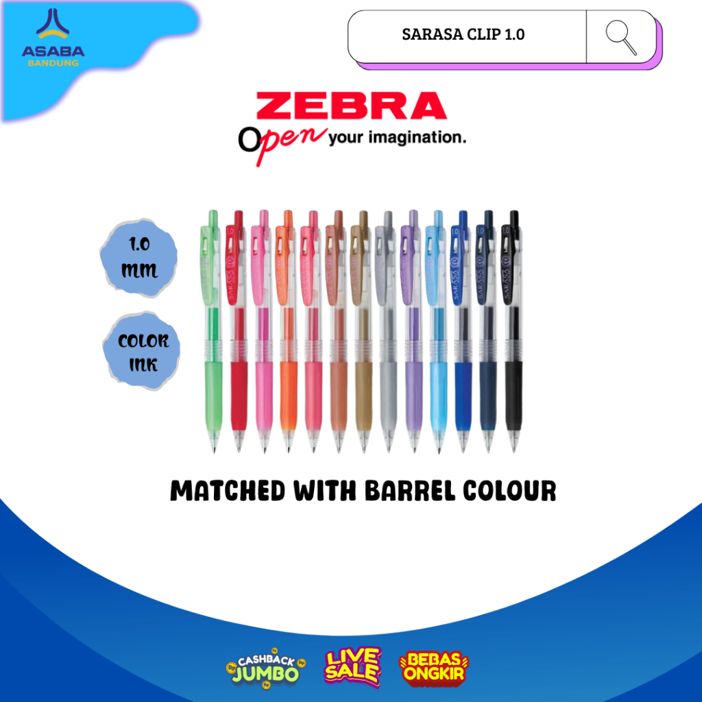 

Asaba Bandung - Zebra Sarasa Clip 1.0