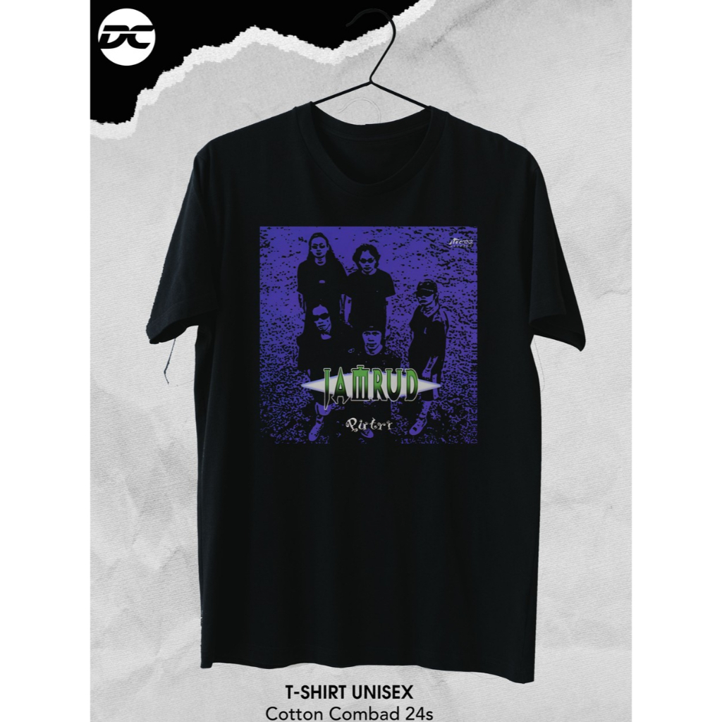 KAOS BAND JAMRUD PUTRI / KAOS JAMRUD / BAJU MUSIC BAND ROCK PRIA WANITA / TSHIRT COTTON COMBAD 24S