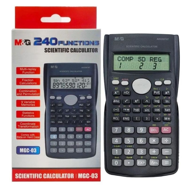

M&G Kalkulator Scientific M&G MGC-03 12 Digit Calculator ADG98767 Sekolah Kantor