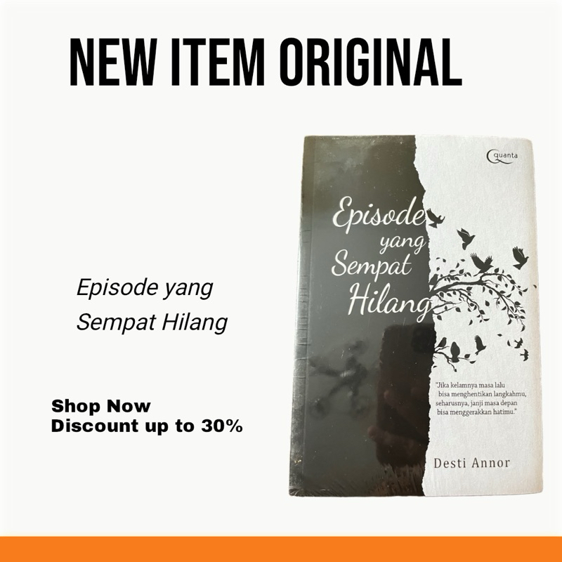 Buku Obral Gramedia - New Item-  Episode yang Hilang