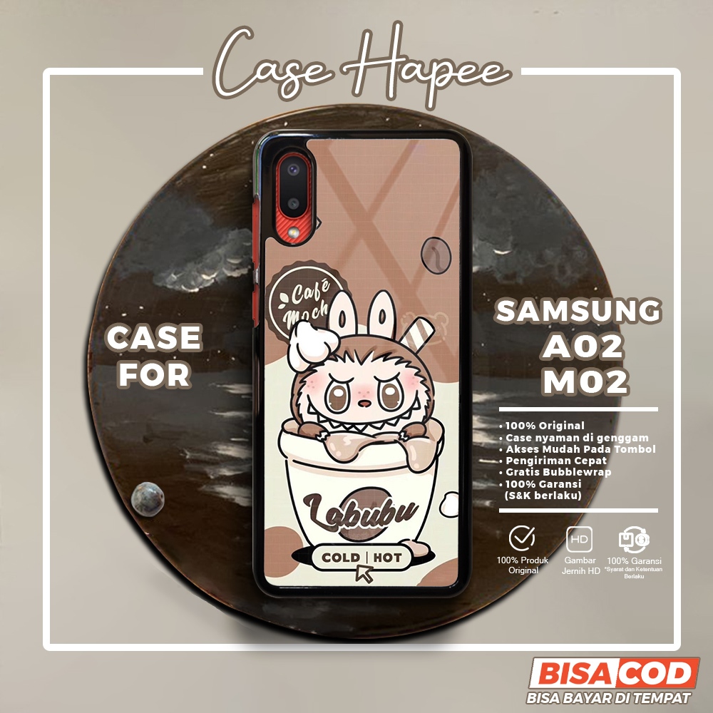 Case Samsung A02 M02 Casing Samsung A02 M02 [LBBU] Casehapee Case Glossy Case Aesthetic Custom Case 