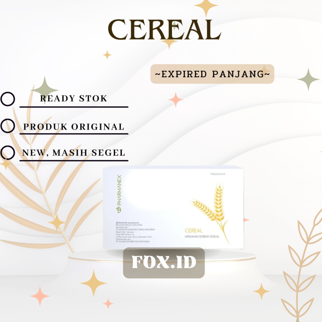 

Ready Stok PHARMANEX CEREAL EXP 08/2026
