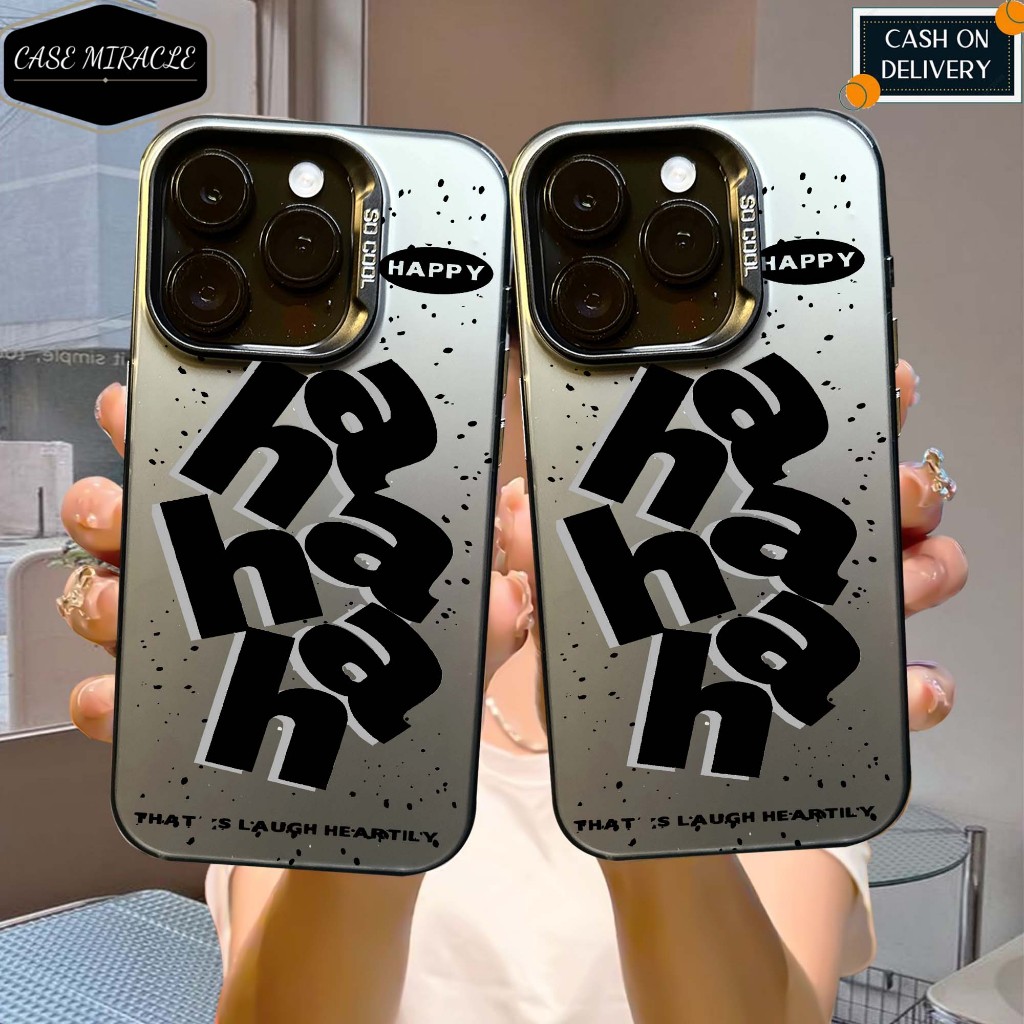 

CASE REALME C67 / C63 / C65 / C55 / C53 / C30 / C33 / C15 / C20 / C12 / C31 / C35 SO COOL HOLOGRAM PREMIUM MATTE - Motif HAHA - softcase HYBRID IMD PLATE HOLOGRAM Cowo - Casing Glossy