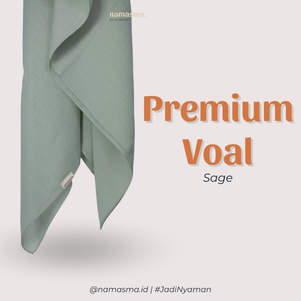 Hijab Voal Premium Syari Namasma - Sage