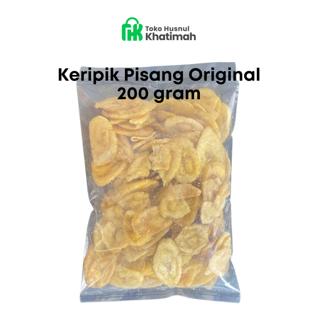 

WL Kerpik Pisang Original Gurih 200gr - Keripik Pisang Asin Gurih 200gr Kripik Pisang Crispy Gurih Asin