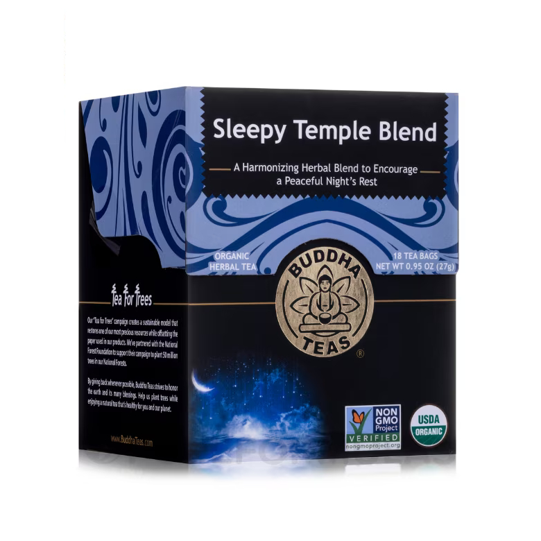 

Buddha Teas Organic Herbal Tea Sleepy Temple Blend 18 x 1.5 Gram