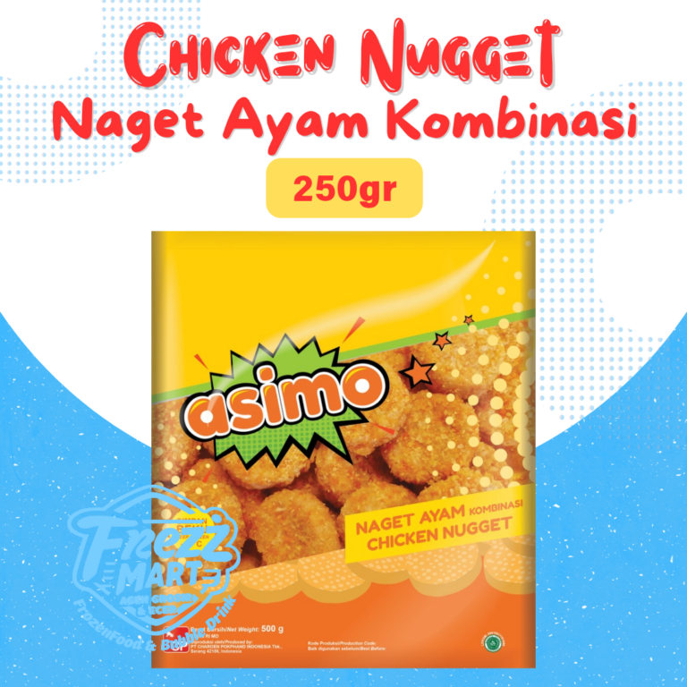 

Asimo Chicken Nugget 250gr Naget Ayam Kombinasi