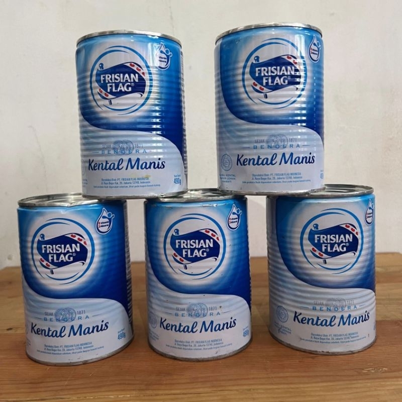 

Susu Kental Manis Frisian Flag Kaleng 490 gram ( Kemasan Agak Penyok )