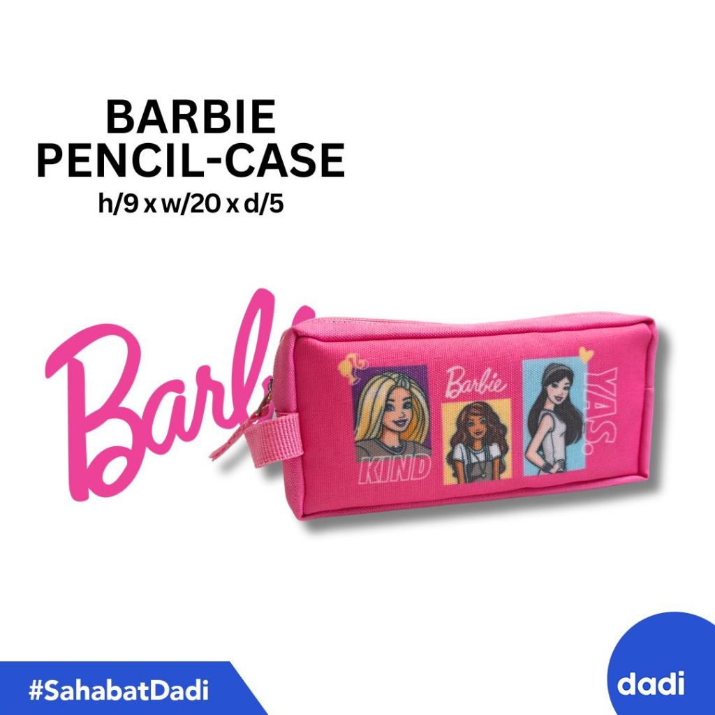 

Dadi - Barbie Pencil Case 1 Zipper - Tempat Pensil Anak/Tempat Alat Tulis