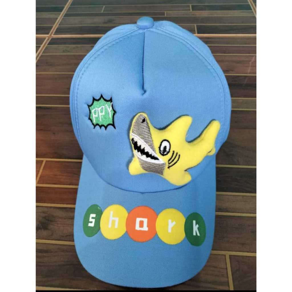 topi anak baby shark topi anak kekinian