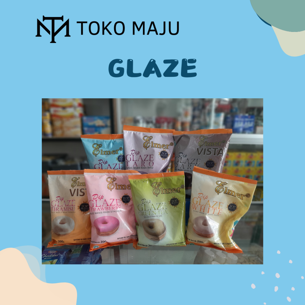 

Elmer Dip Glaze 200gr/Toping Donat