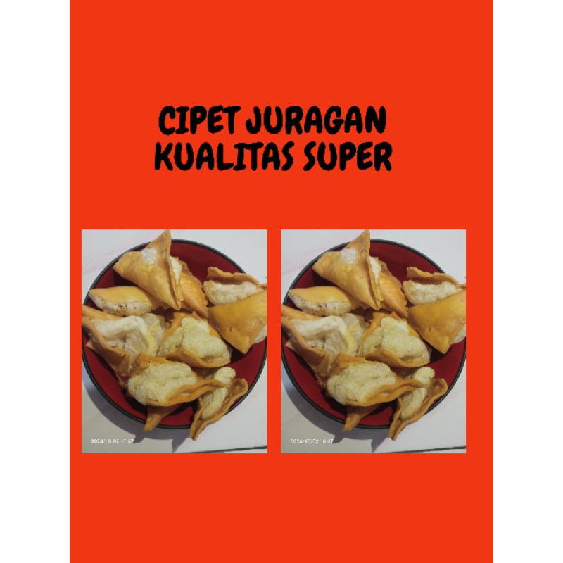 

Cipet toping seblak ukuran besar 250g