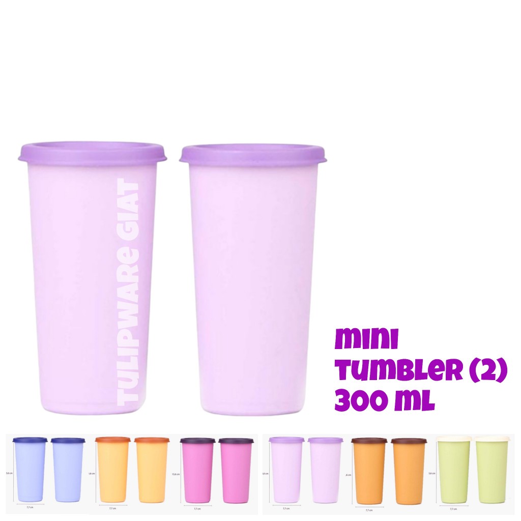 Twin Tulipware  MINI TUMBLER 300 ml Tempat Minum Tulipware Kita