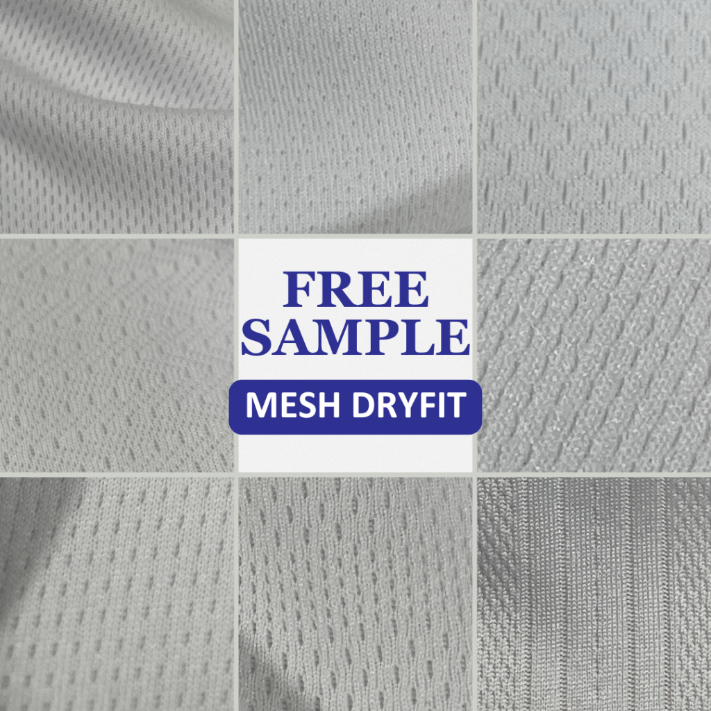 Free Sample Mesh Dryfit  90cm x 90cm Perdana Textile