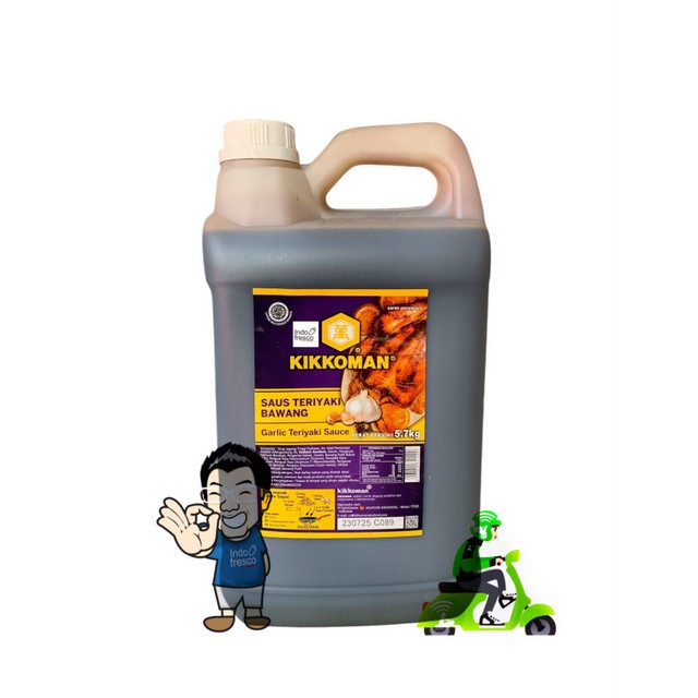 

Kikkoman Garlic Teriyaki Sauce- Saus Teriyaki Bawang HALAL 5.7Kg GRAB GOSEND