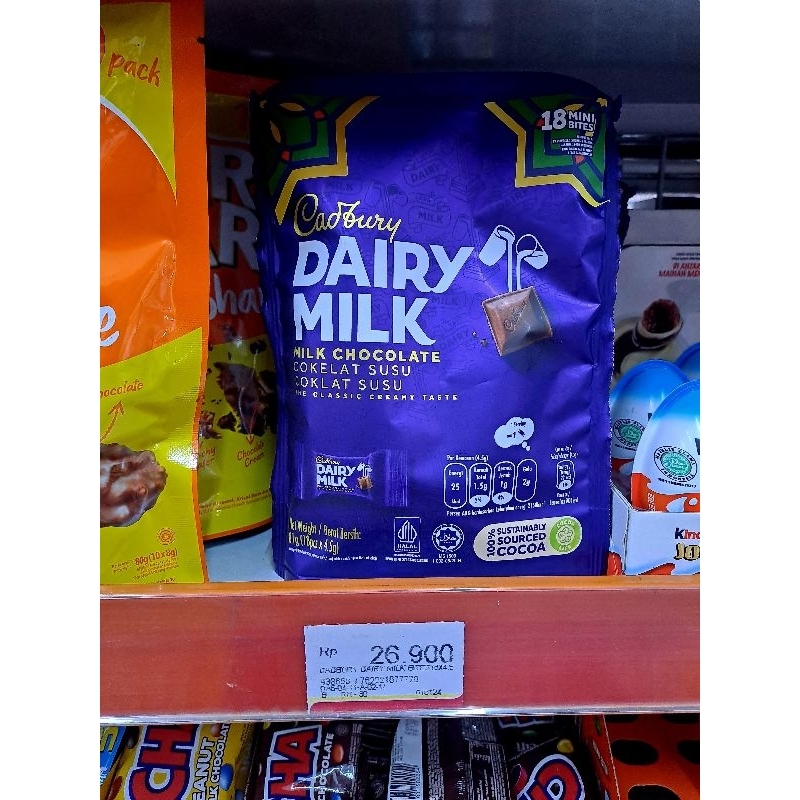 

Ready Cadbury Bites isi 18 pcs Cadbury Dairy milk bites 18 pcs