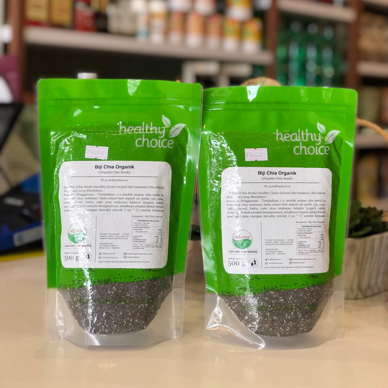 

Healthy Choice Chia Seed 500gr | Chia Seed minim residu, bersih, organik dan tanpa bahan kimia