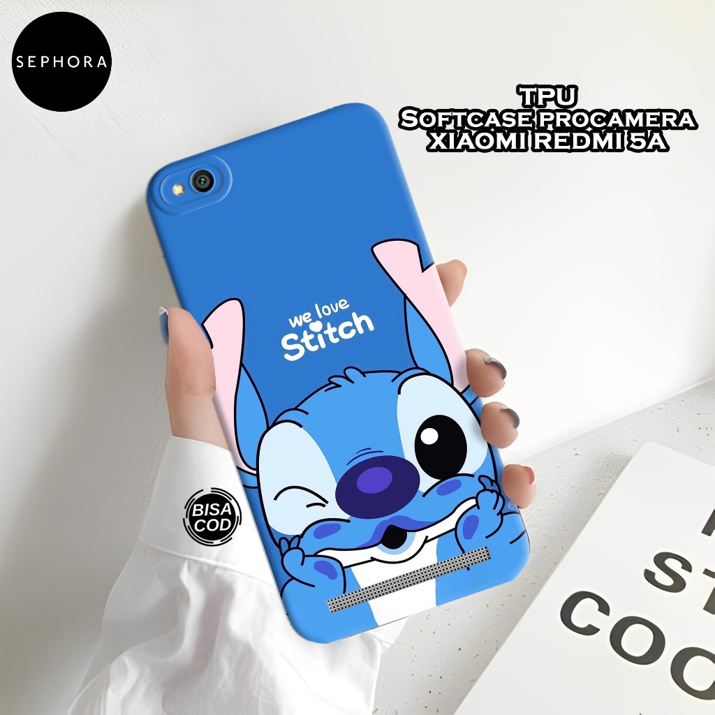 Case Xiaomi Redmi 5A Terbaru - Fashion Case Stitch - Softcase Xiaomi Redmi 5A  - Case Pro Camera - C