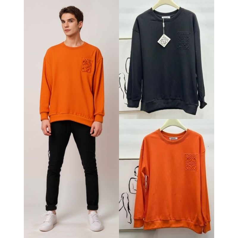 sweater loewe kaos Black