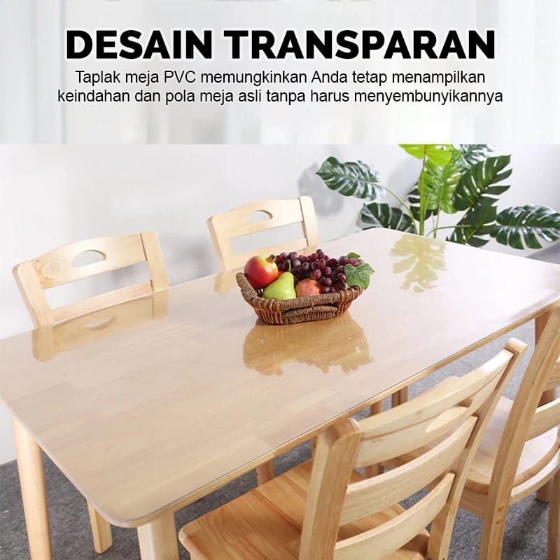 Taplak Meja Plastik PVC Tebal