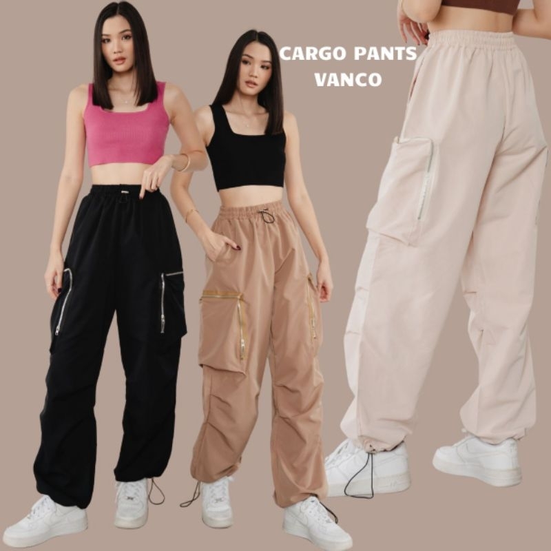- BANGKOK MEDAN - READY CARGO PANTS VANCO / CELANA CARGO WANITA