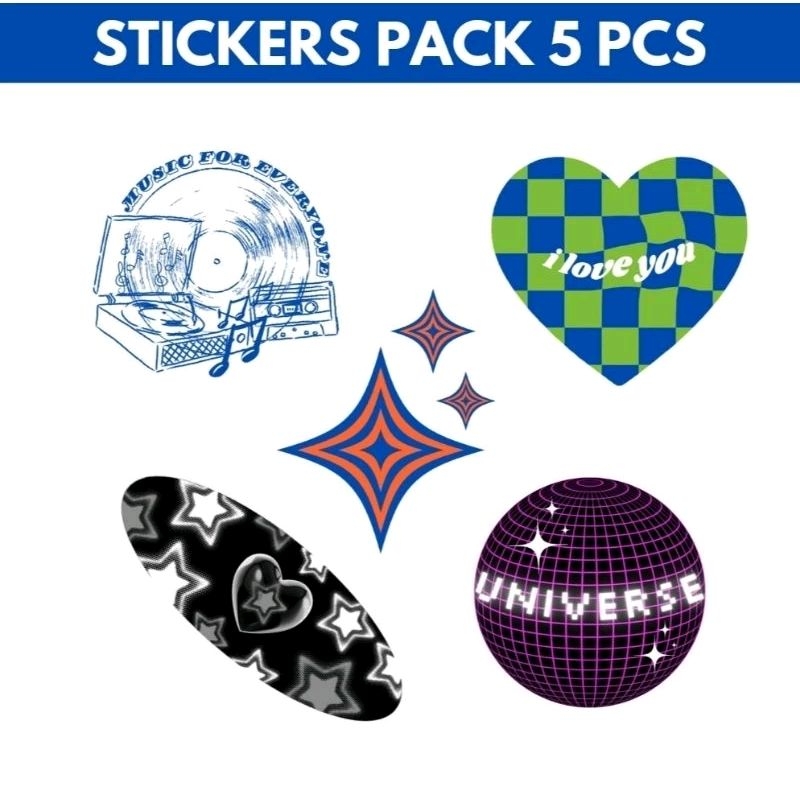 

NotFound - Stickers Pack 1 Bahan CROMO (5 pcs)