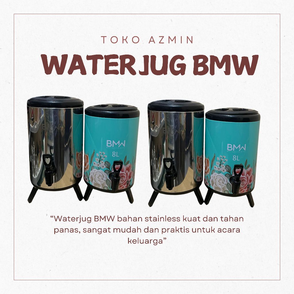 Water Jug Milk Tea Stainless BMW