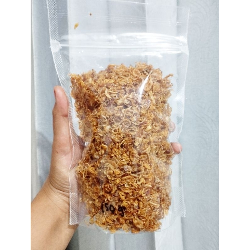 

Bawang goreng asli kriuk , renyah cocok untuk tambahan makan sama nasi