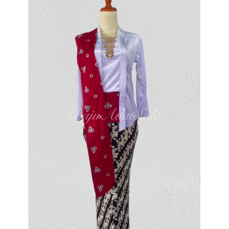 Promo  Kebaya Kutubaru Bludru Set//Kebaya Kutubaru Bludru Polos Lengan Panjang