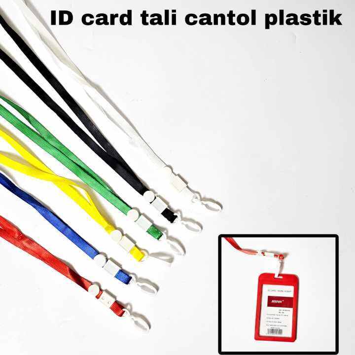 

Tali Id card idcard nametag name tag ( Kait dan Jepit )