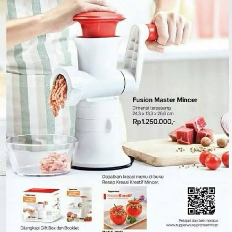 Mincer penggiling daging tupperware