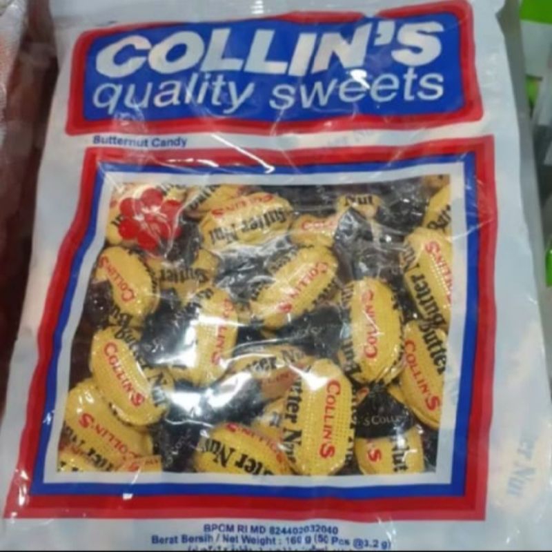 

COLLINS Butter Nut Collins Peanut Candy 1 bks